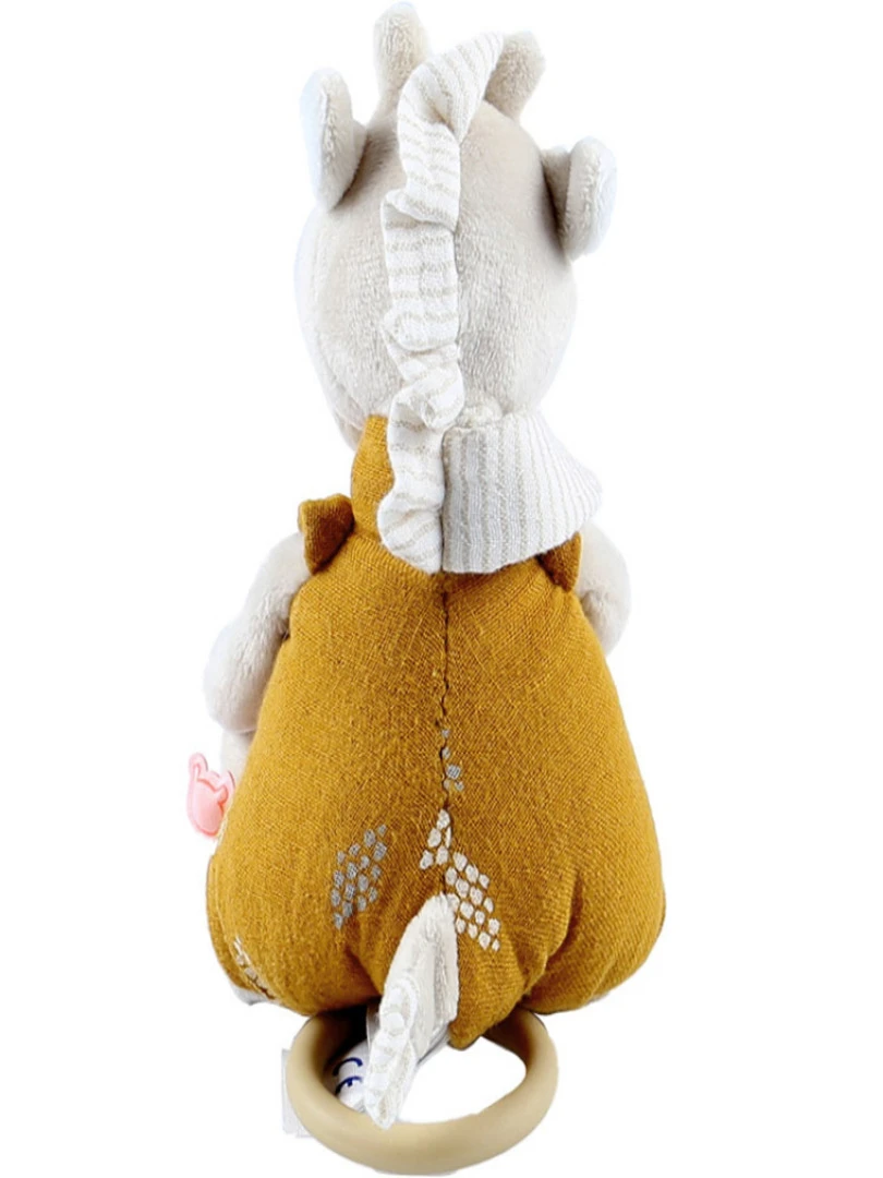 Peluche Musicale À Suspendre Tiga La Girafe (23 Cm)   Jaune