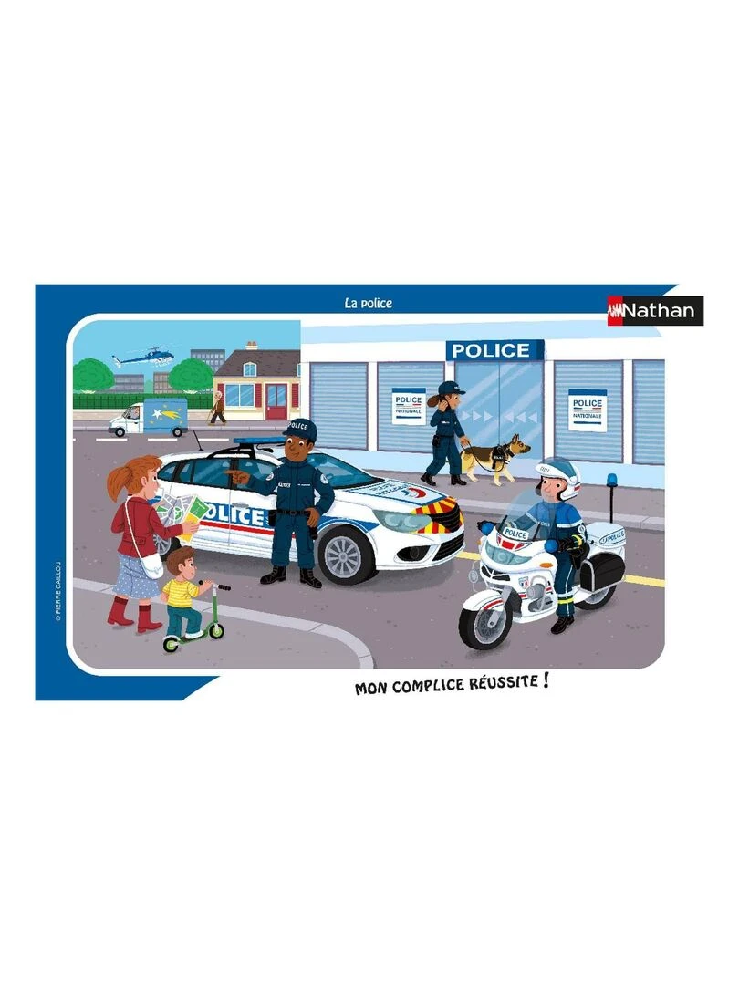 Puzzle cadre 15 pièces : La police N/A