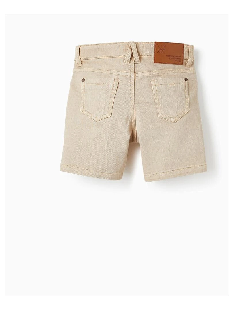 Shorts en sergé de coton pour bébé garçon SICILIAN DAYS Gris clair