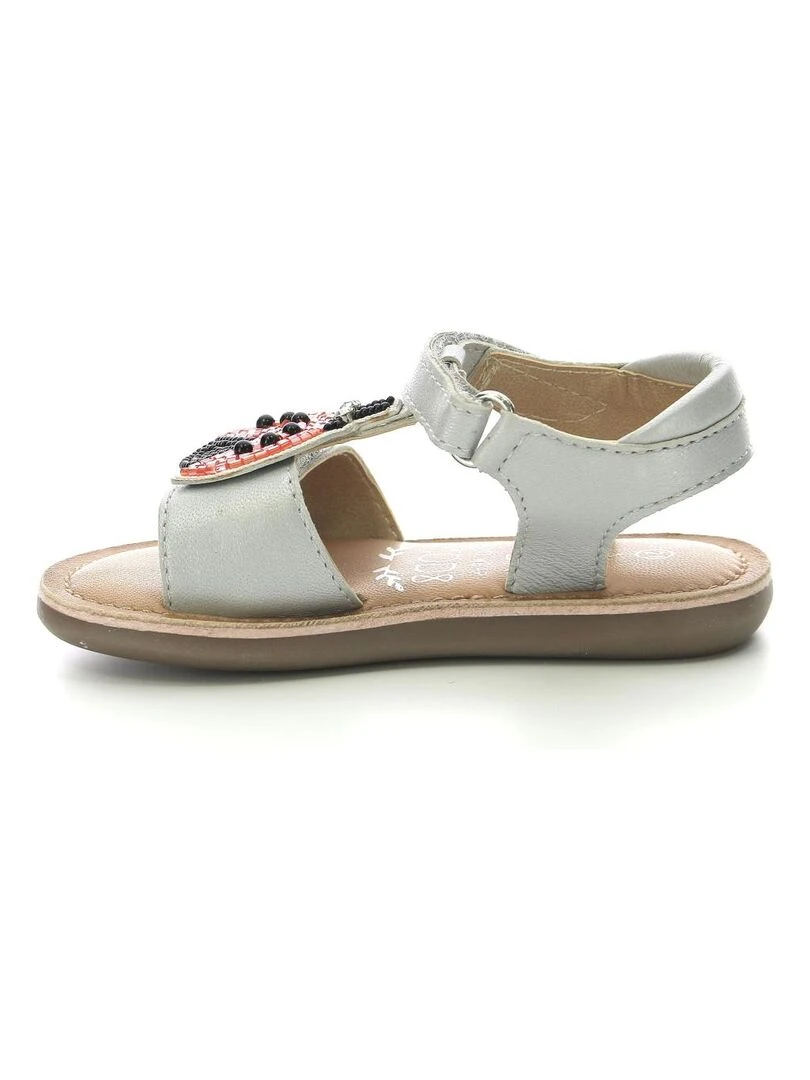 Sandales Cuir Cloonimals   Rouge