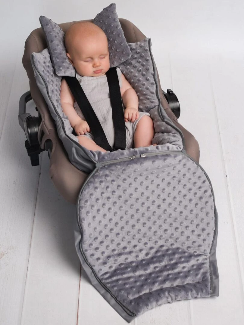 Chancelière imperméable avec cale tête bébé  URBAN TROPICOSY   Vert