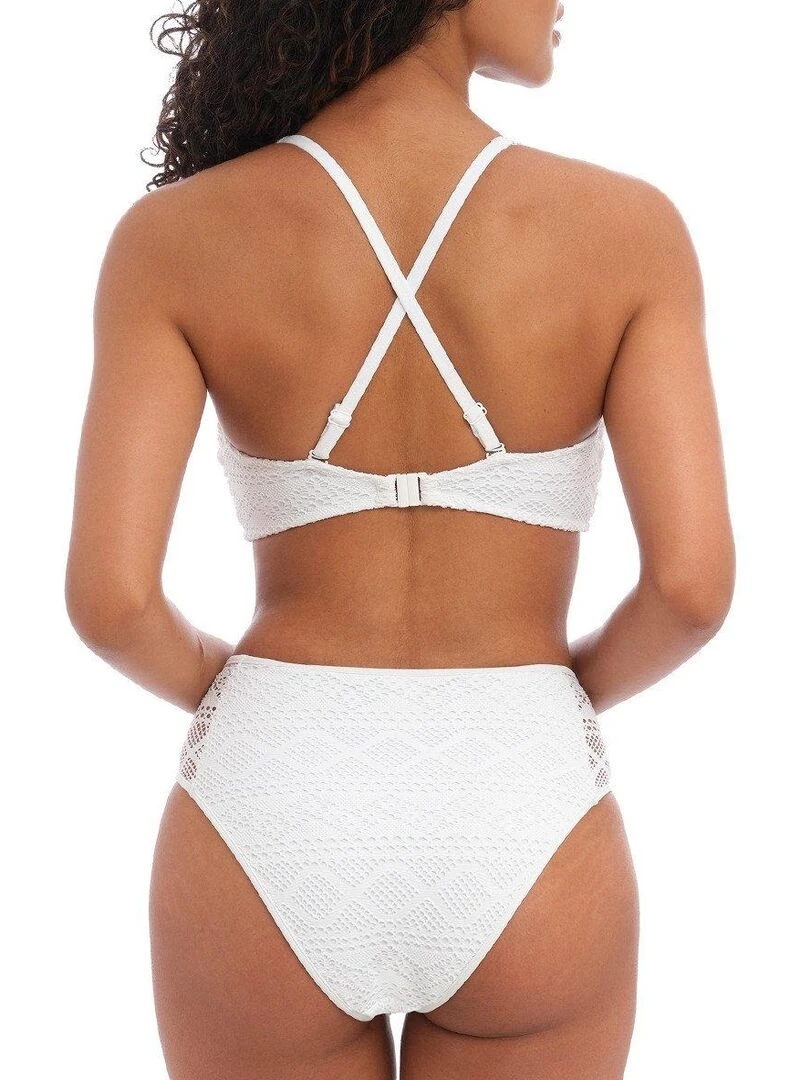 Haut de maillot de bain brassière à armatures cachées Sundance   Blanc