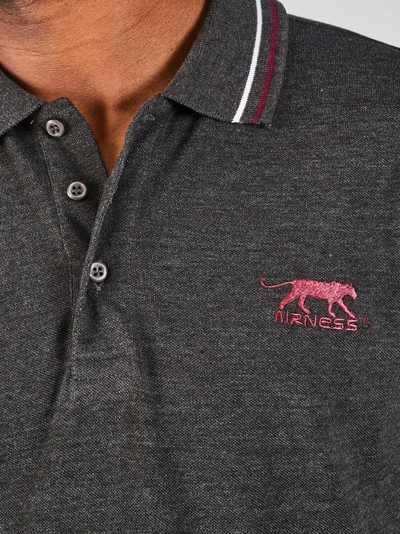 POLO IVO Airness   Gris foncé