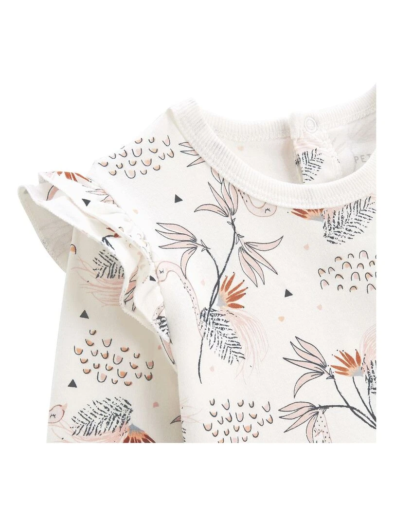 Pyjama bébé Exotic Bird   Ecru