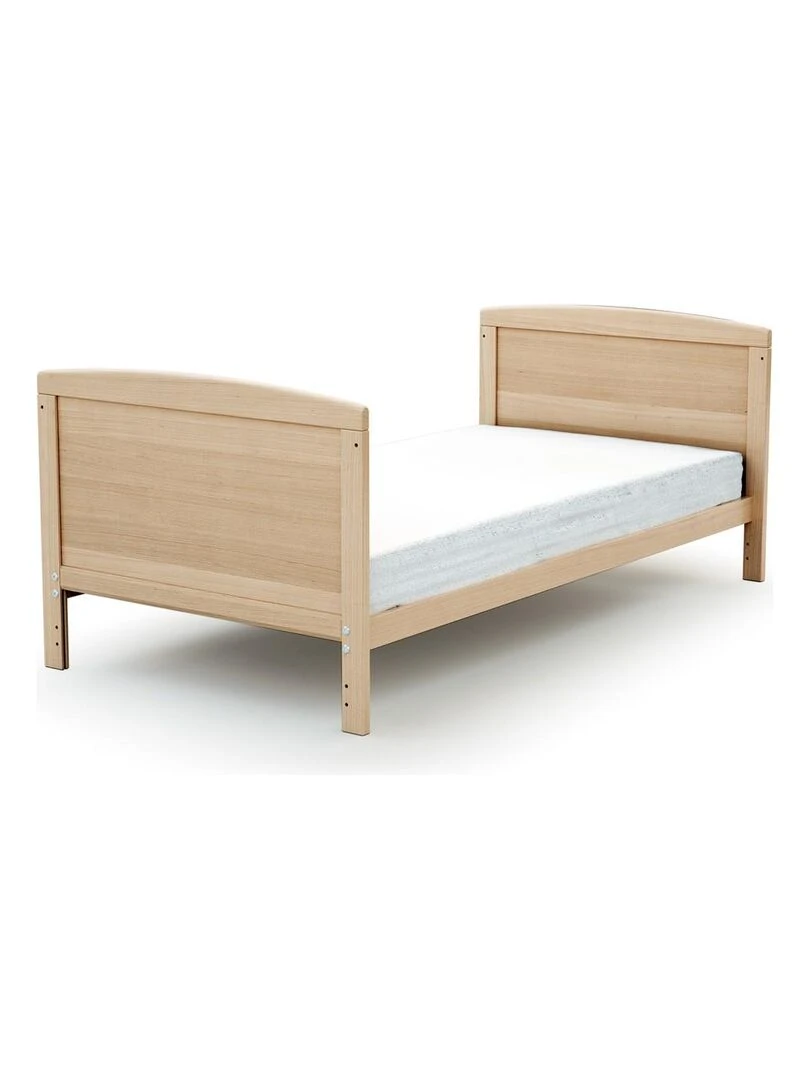 AT4 Lit bébé évolutif ESSENTIEL en bois Marron clair