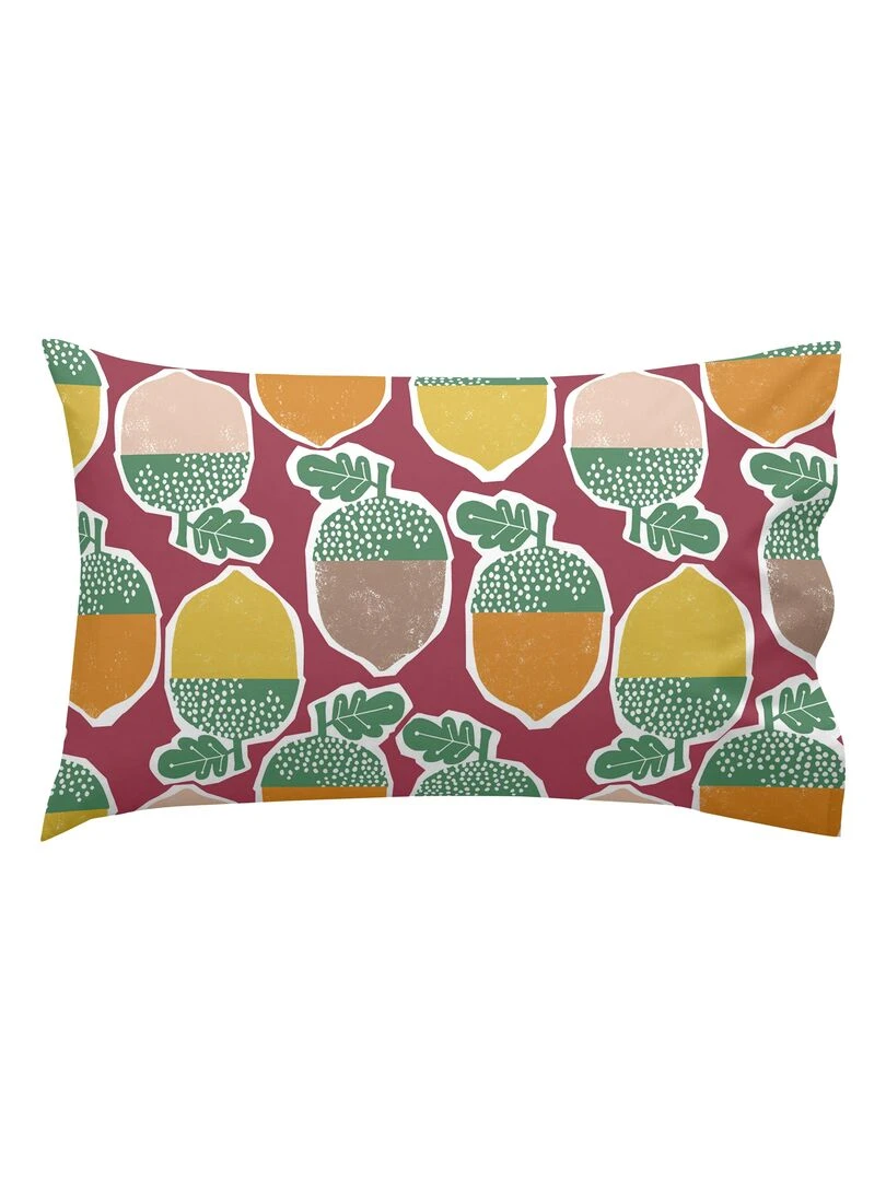 Parure housse de couette 2 pièces Harvestwood "Happyfriday"   Blanc