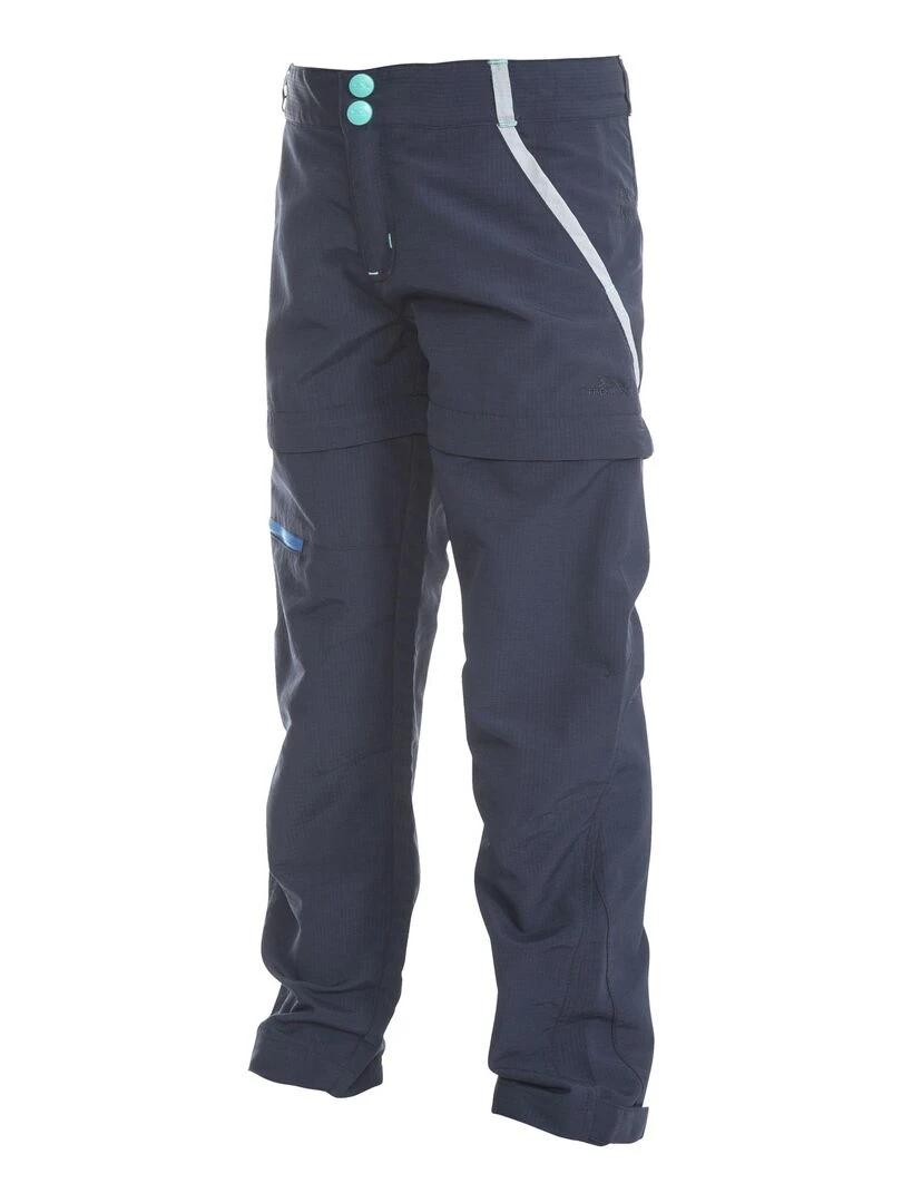 Trespass   Pantalon de randonnée convertible DEFENDER   Bleu marine