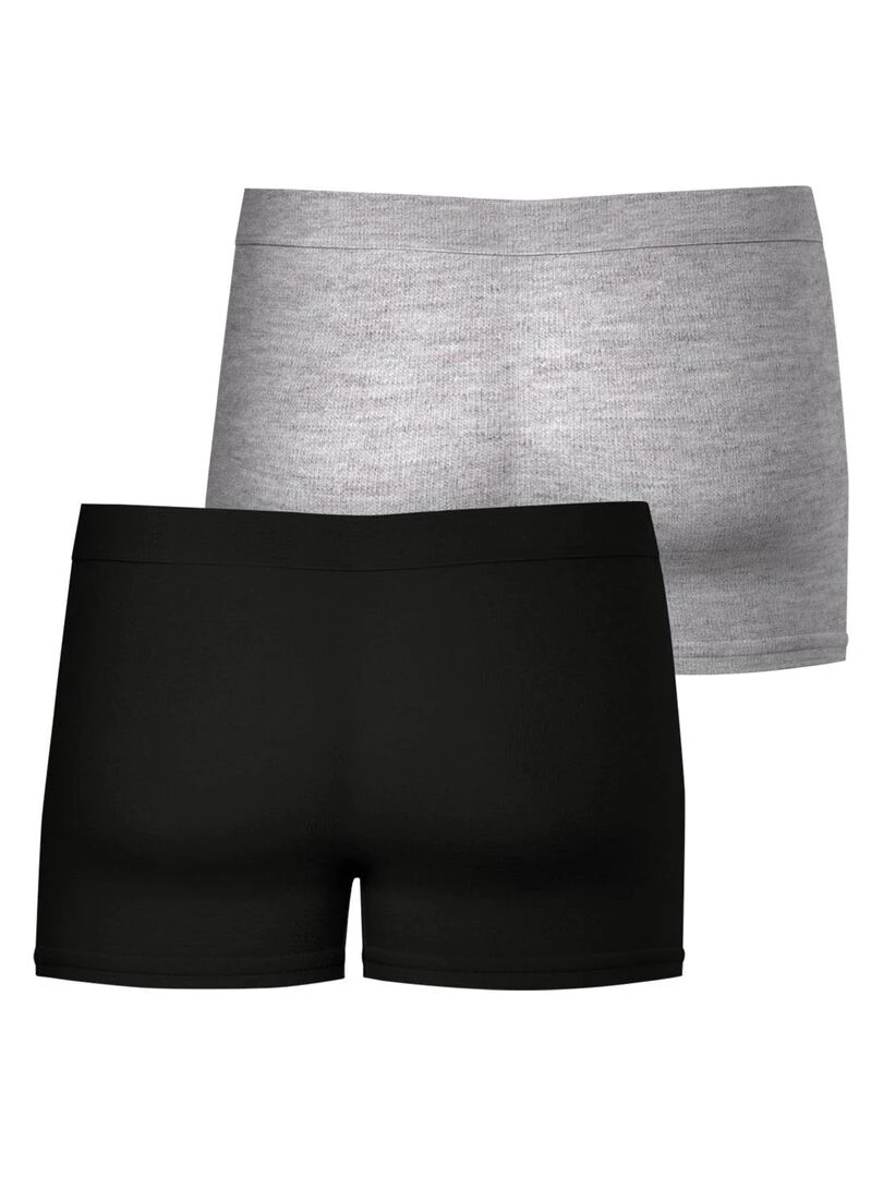 Lot de 2 boxers homme Fusion   Noir Gris