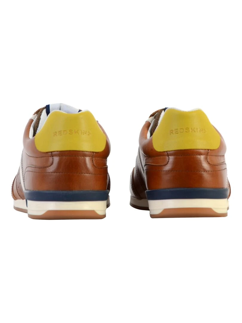 Basket Cuir Redskins Dinamo   Marron