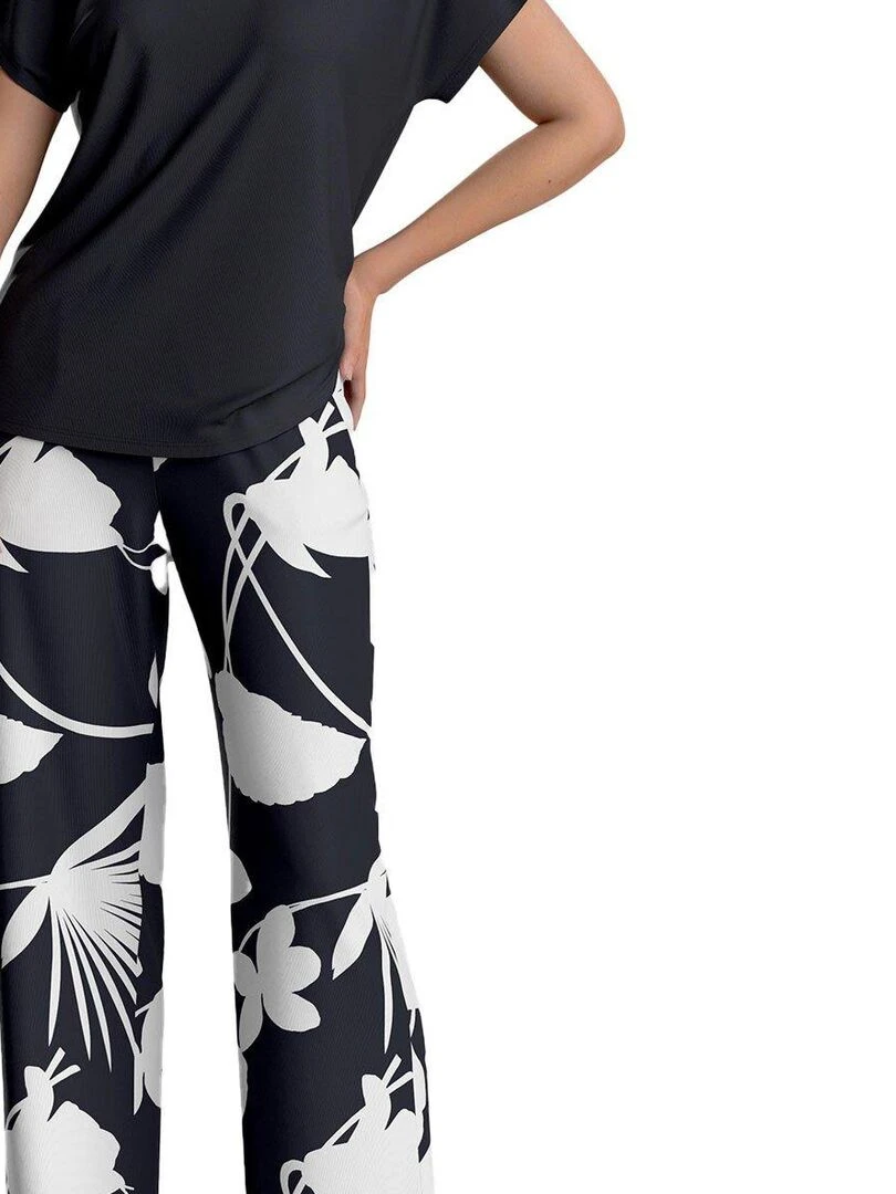 Ensemble pyjama long 100% lyocell collection Sharon   Bleu