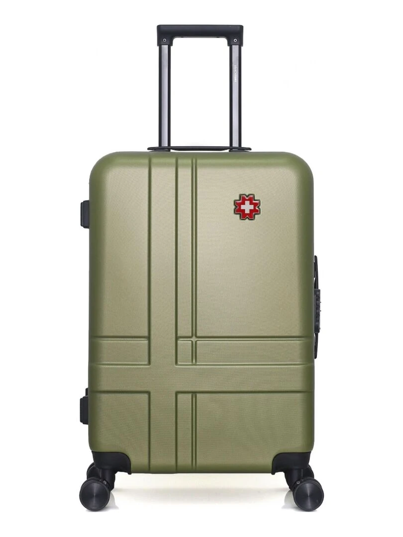 SWISS KOPPER VALISE WEEKEND ABS USTER 4 ROUES 65 CM Vert kaki
