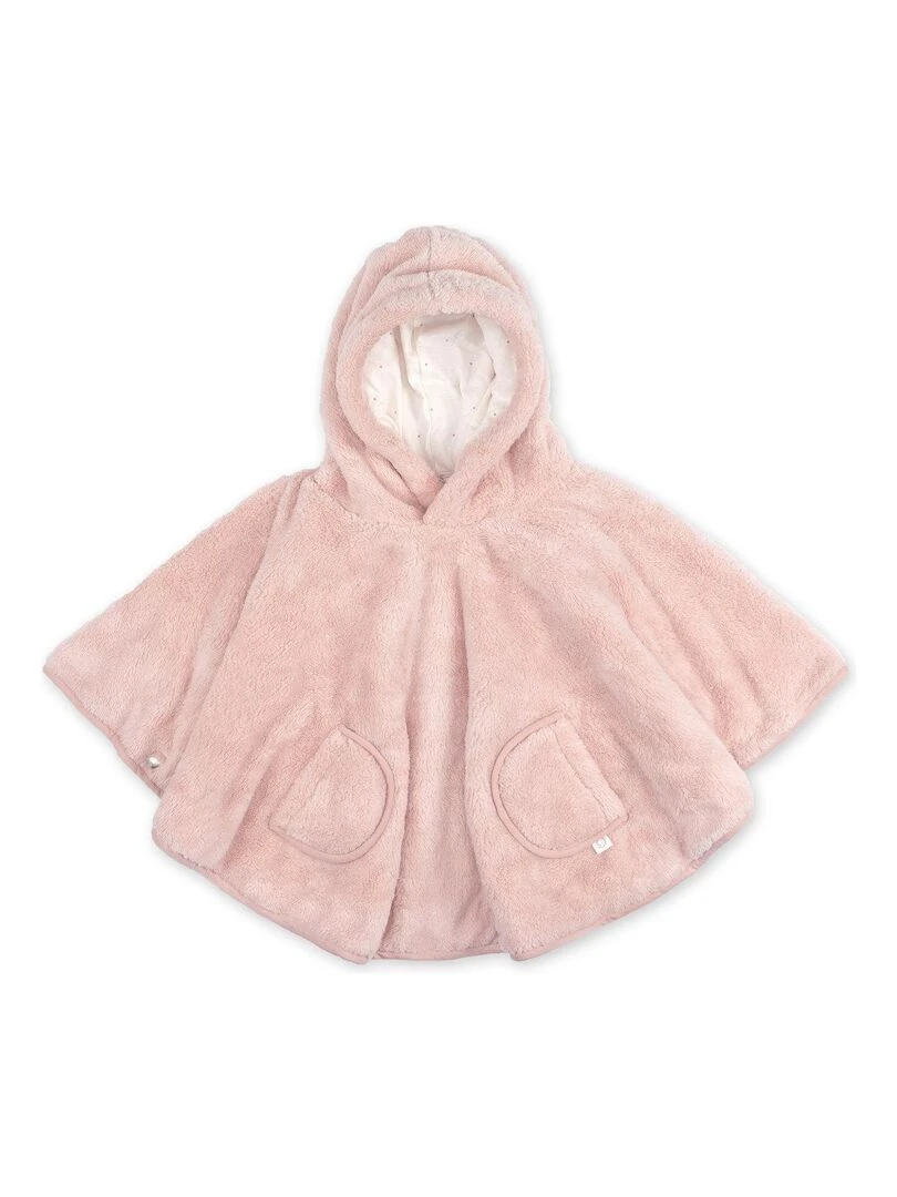 Bemini Poncho de voyage Softy et jersey Rose clair