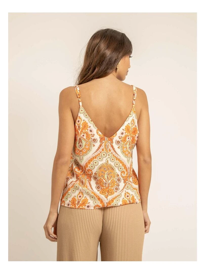 Caraco motifs FARIZA Orange