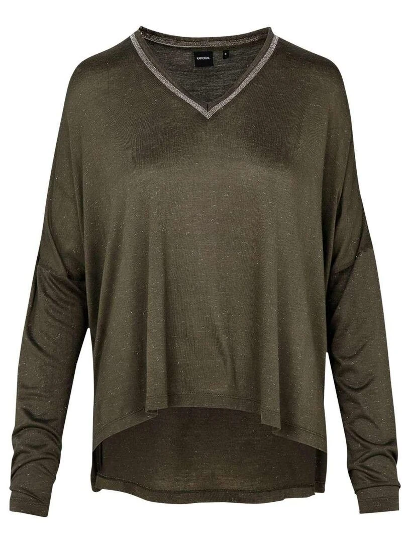 KAPORAL T shirt manches longues Kaki