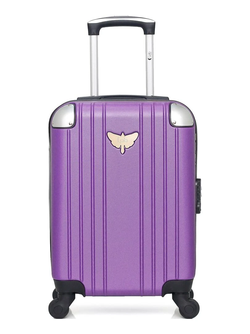 LPB LUGGAGE VALISE CABINE ABS AMELIE E 4 ROUES 50 CM Violet