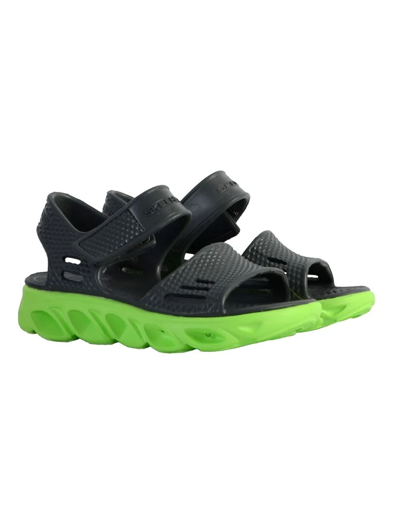 Sandale à Scratch Enfant Skechers Solzo   Gris