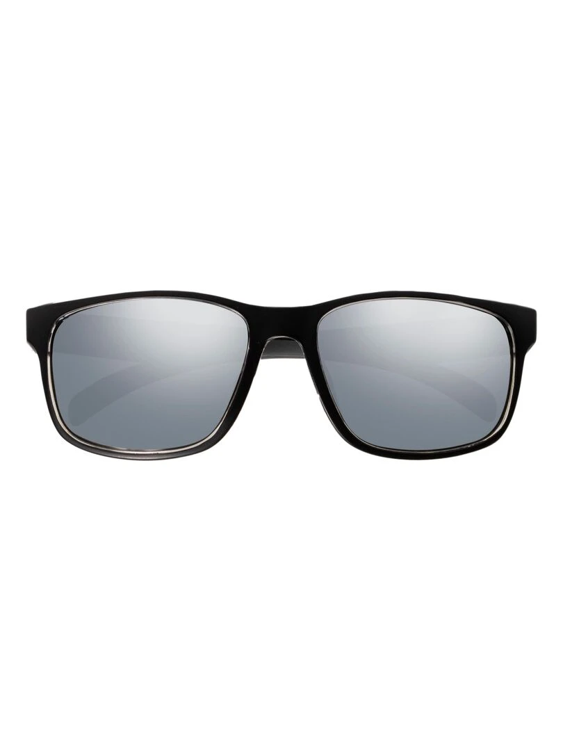 Lunette de soleil Mixte Sport finition gomme Noir Noir