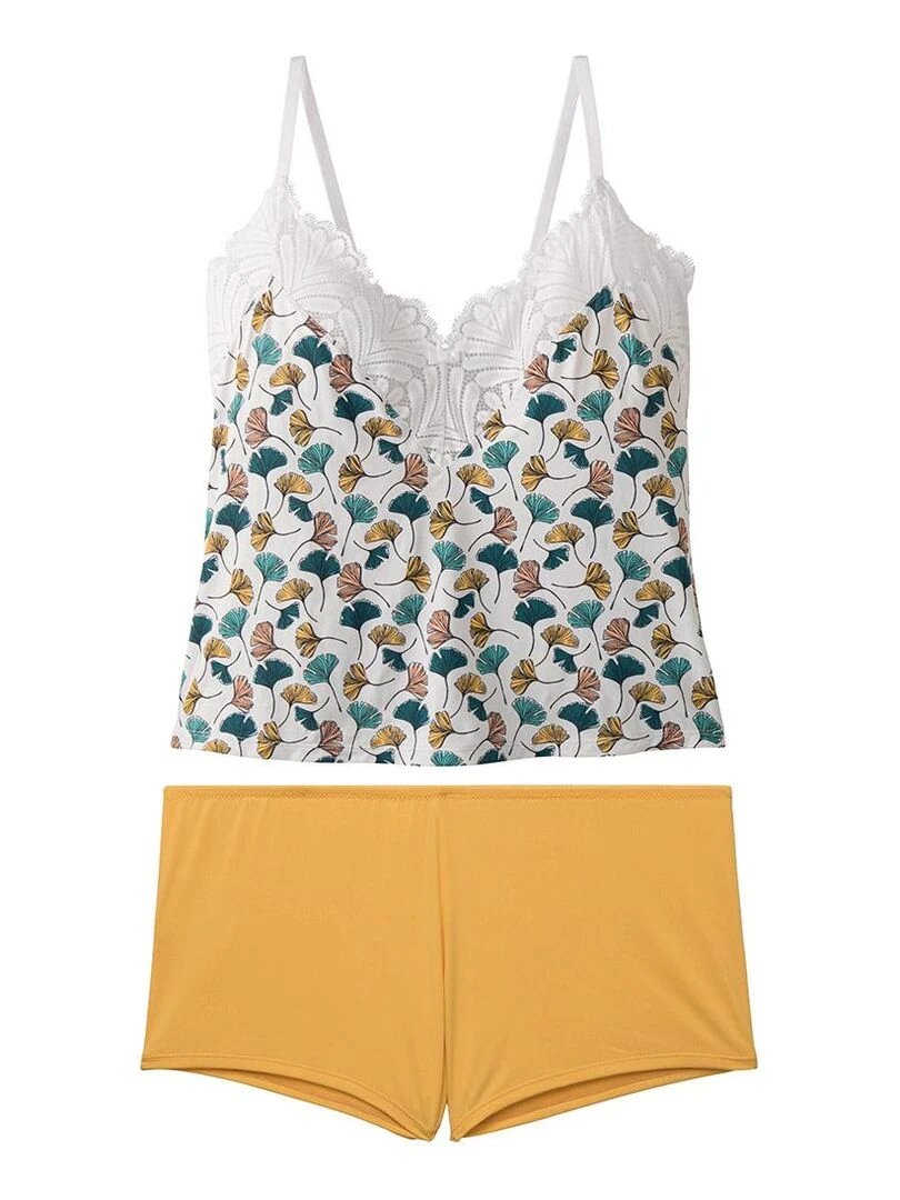 Top short TSATZIKI Pomm'Poire Bleu