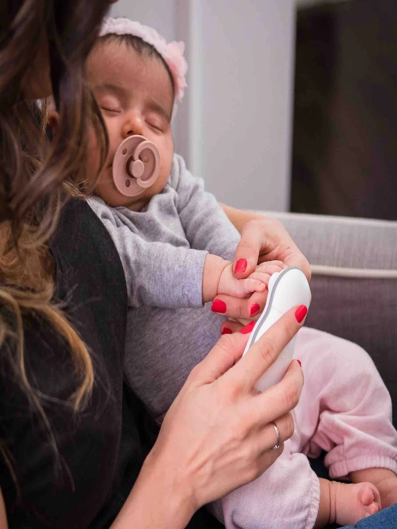 Lime À Ongle Électrique Pour Bébé Blanc