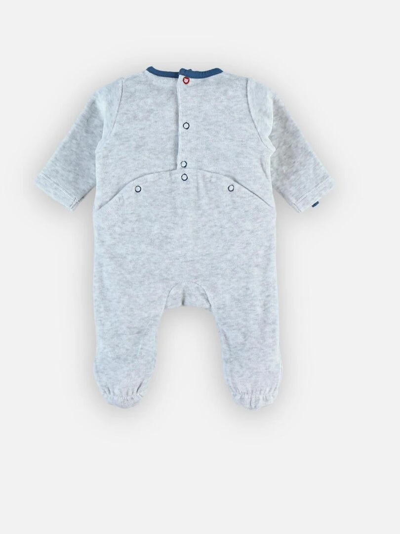 Pyjama dors bien en velours    Noukie's   Gris