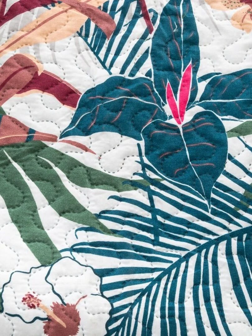 Dessus de lit imprimé Jungle 220x240 cm Vert