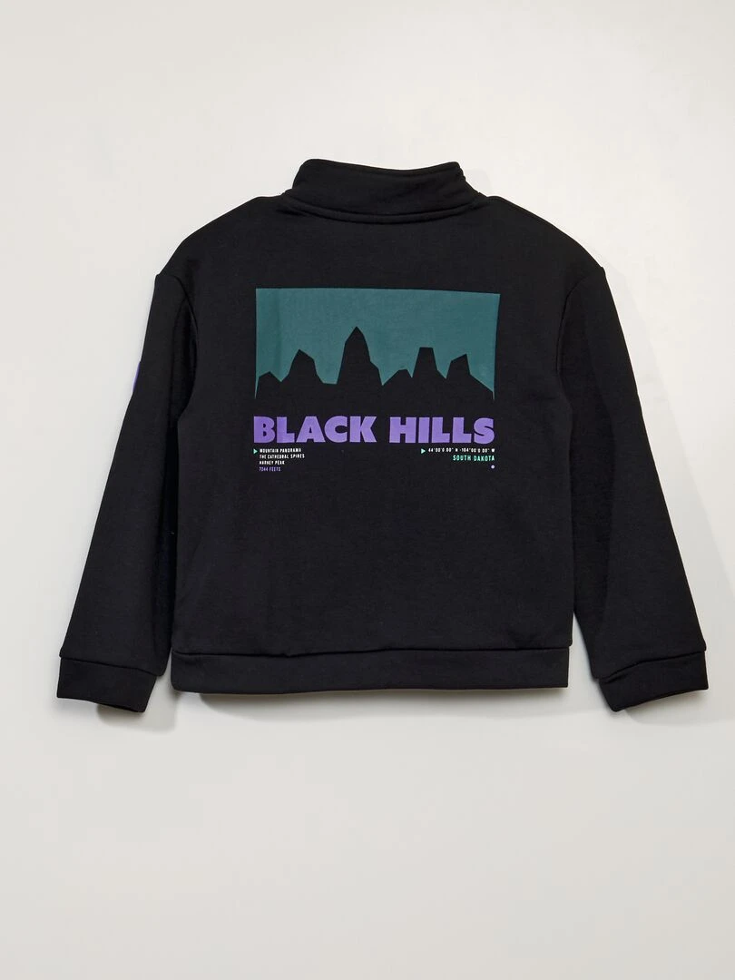 Sweat col camionneur   Noir