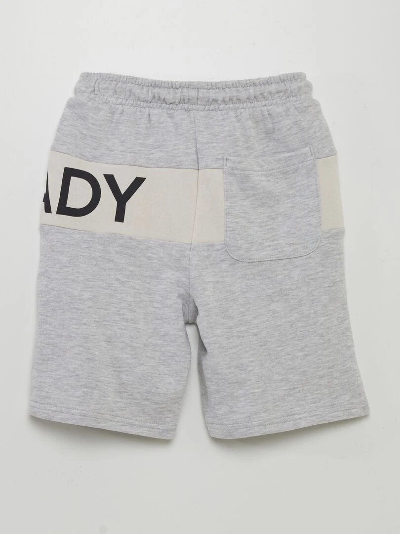 Ensemble débardeur short   2 pièces   Gris