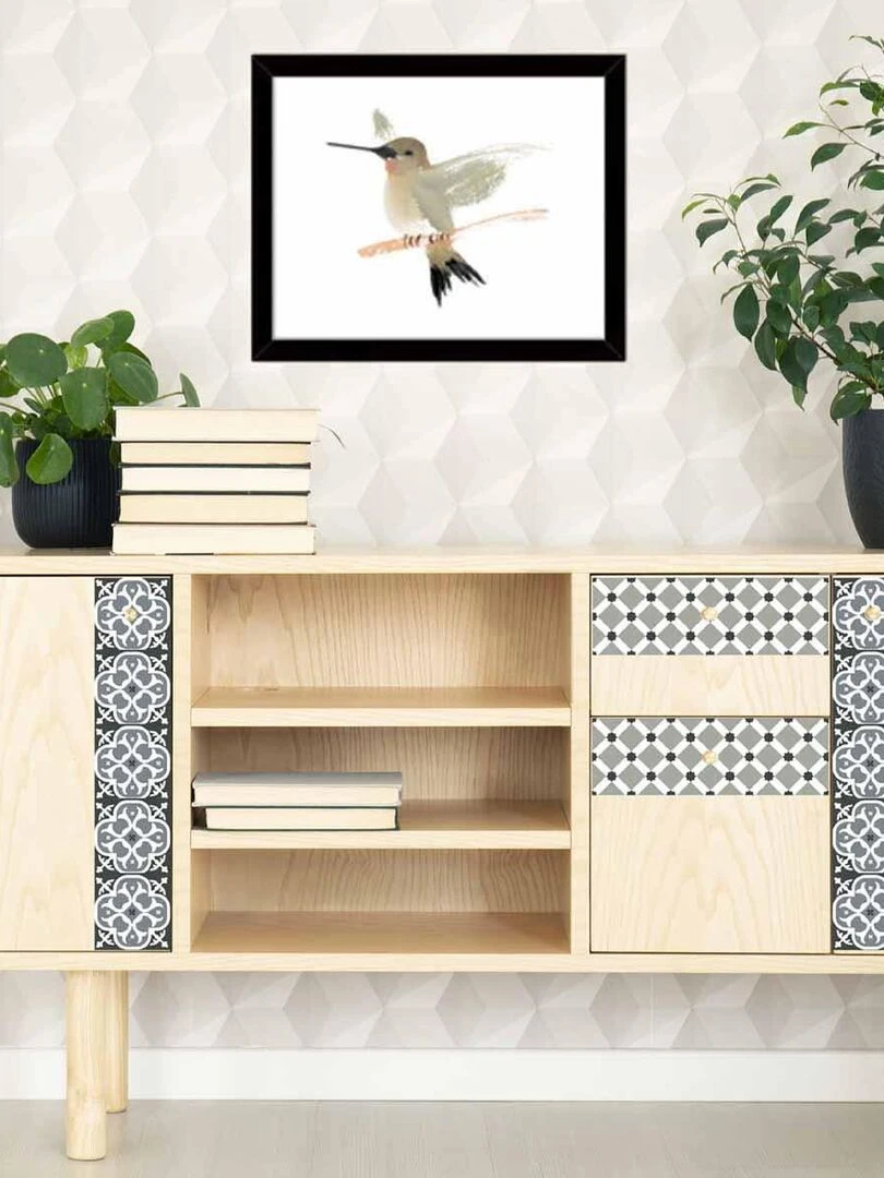 Stickers carrelage 15 x 15 cm   Carreaux étoilés   N/A