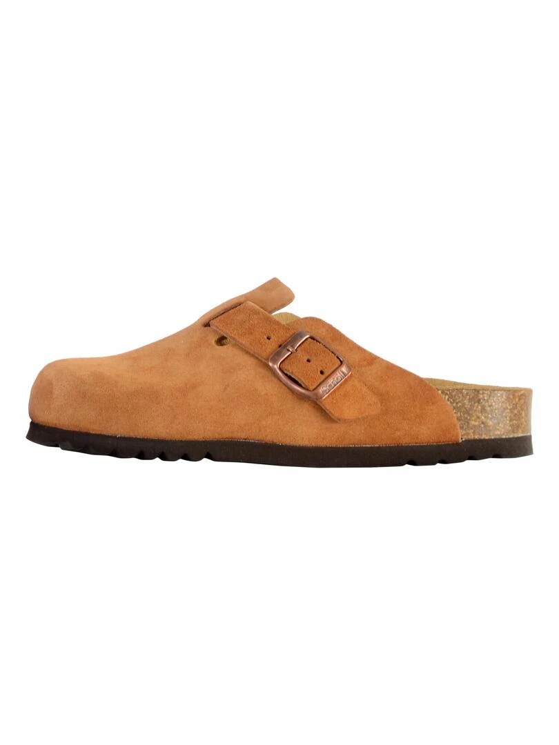 Mules Cuir Scholl Fae Marron