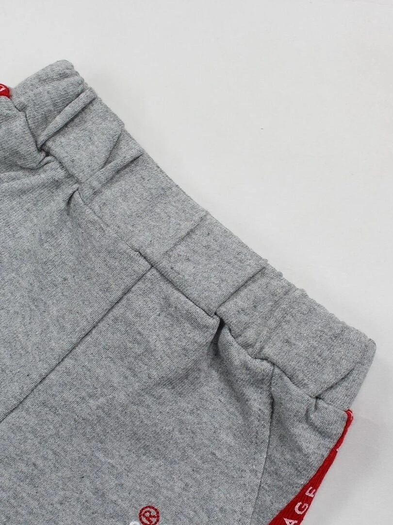 Lee Cooper   Ensemble ​​T shirt short bébé garçon Imprimé Logo   Rouge