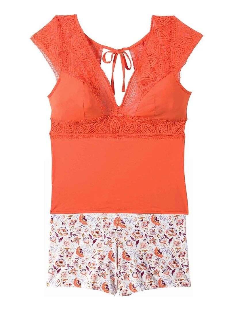 Top short ETOILE Pomm'Poire Orange
