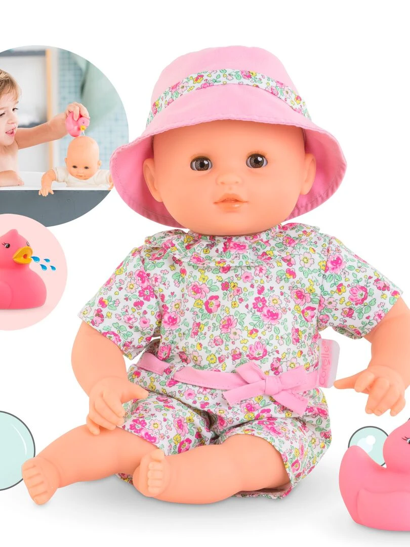 Poupon Bébé Bain Coralie Jardin en Fleurs N/A