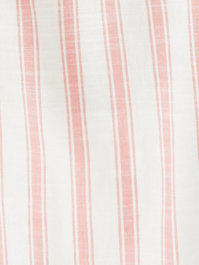 Blouse rayée en voile de coton    Damart   Rose