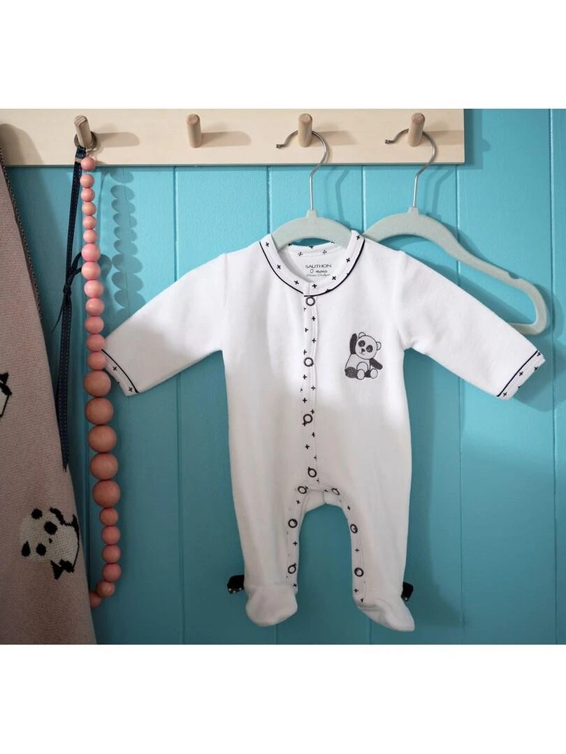 Couverture maille en coton   SAUTHON   Rose