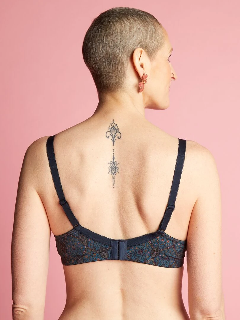 Soutien gorge post opératoire   Bleu
