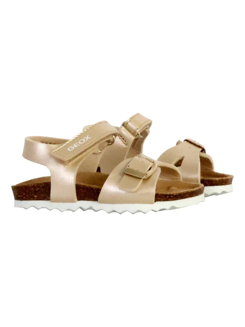 Sandale Cuir Enfant Geox Chalki B922RA 000NF   Gris