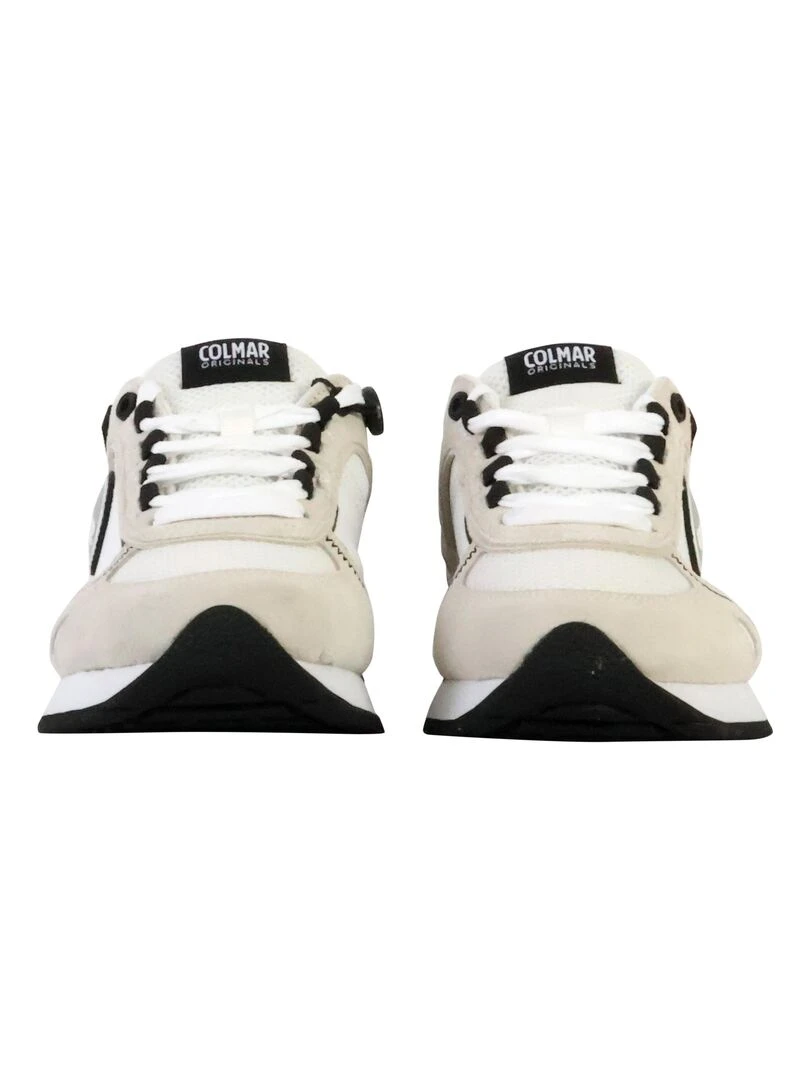 Basket à lacet Colmar Travis Sport Bold   Travis Sport Bold   Blanc