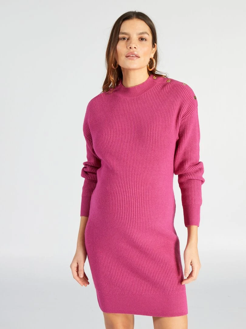 Robe pull d'allaitement   Rose