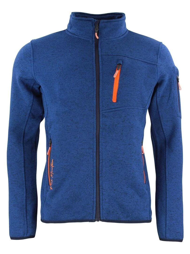 Blouson polaire homme CEMAILLON   PEAK MOUNTAIN   Bleu marine