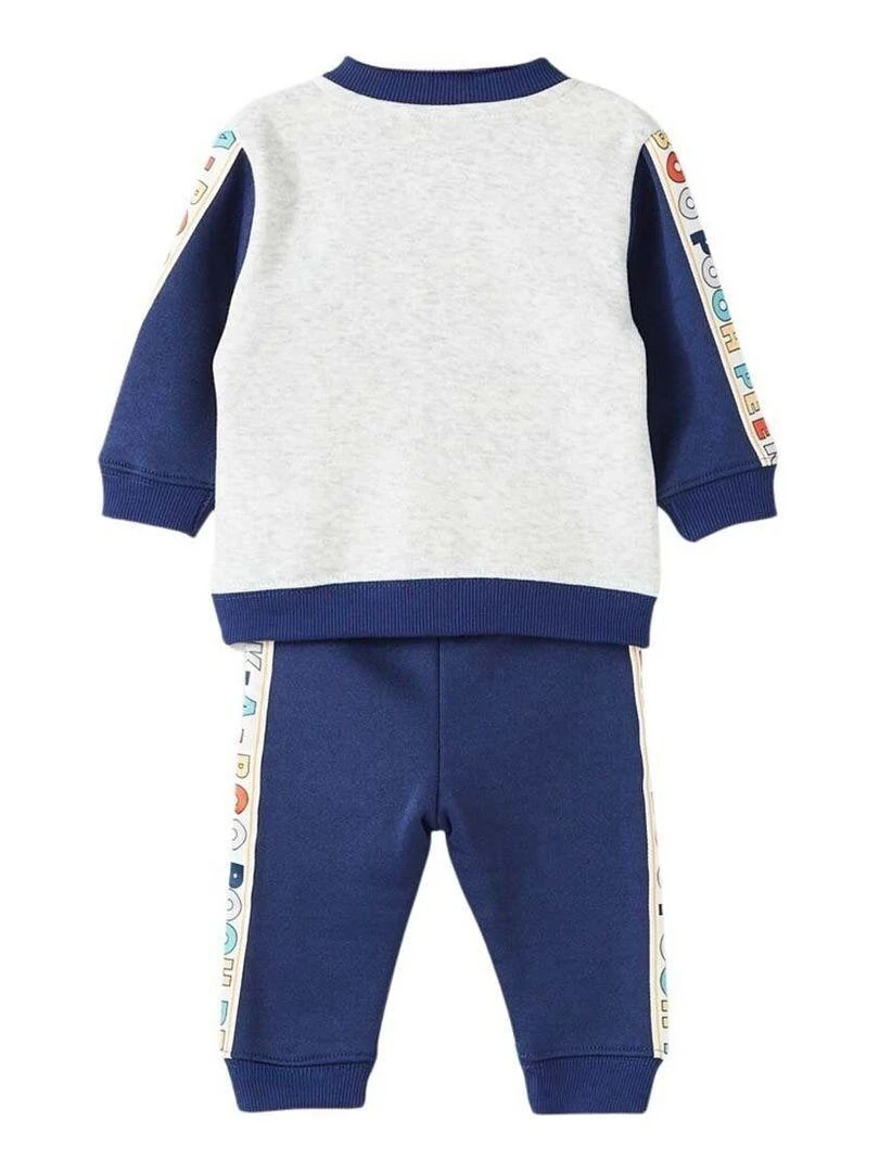 Disney Ensemble Veste pantalon bébé garçon Imprimé Winnie L'ourson Gris