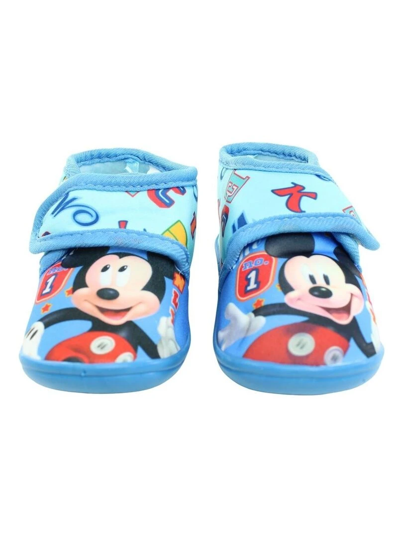 Disney Chaussons garçon imprimé Mickey Bleu