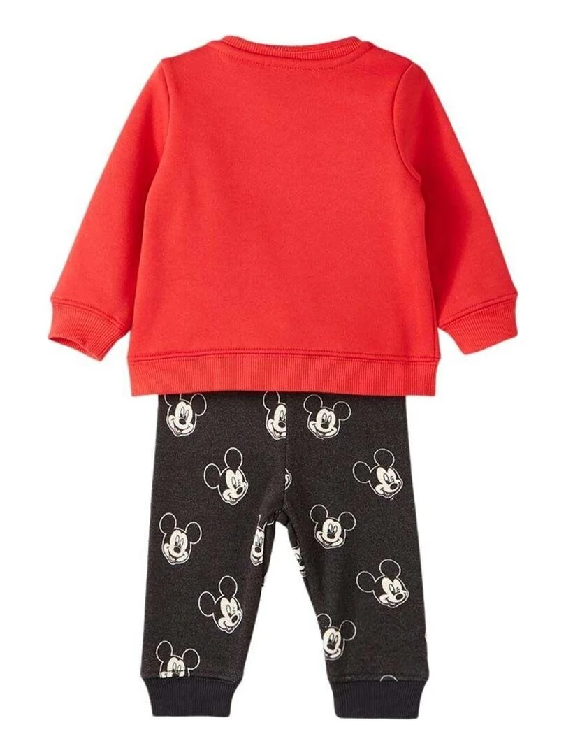 Disney Ensemble Sweat pantalon bébé garçon Imprimé Mickey Rouge