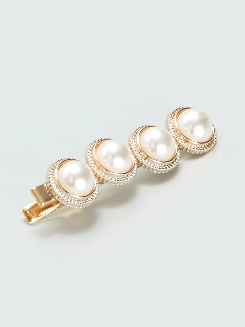 Lot de pinces forme coquillage   3 pièces   Jaune