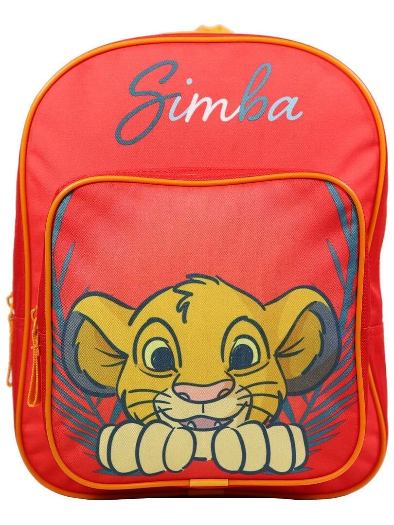 Sac à dos 31 cm avec poche Disney Le Roi Lion Simba Rouge Bagtrotter Rouge