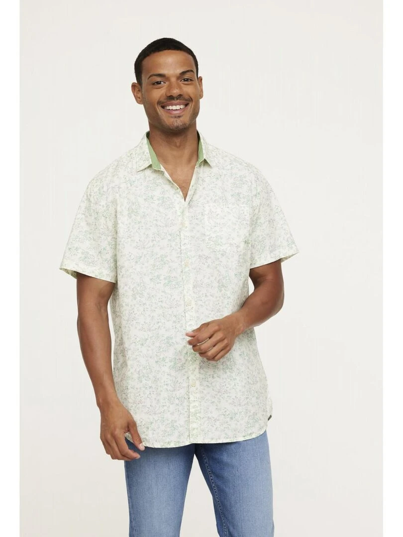 Lee Cooper Chemise manches courtes coton comfort DOMBO Beige