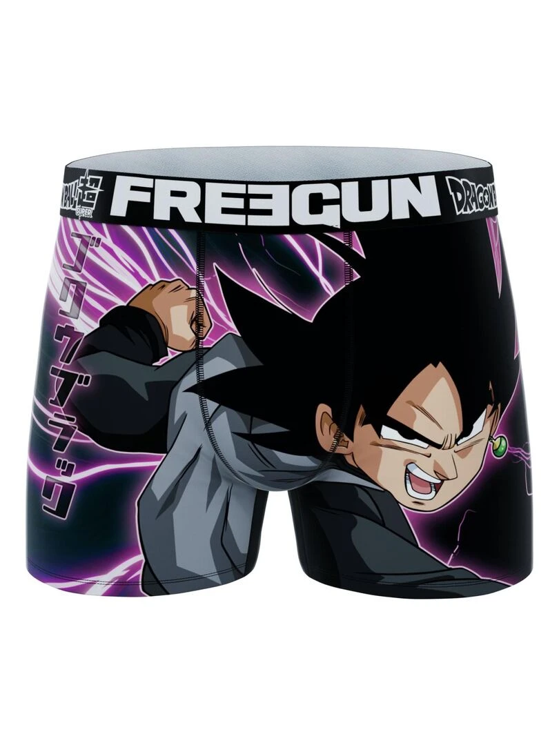 Lot de 3 boxers Dragon Ball Super Freegun   Noir