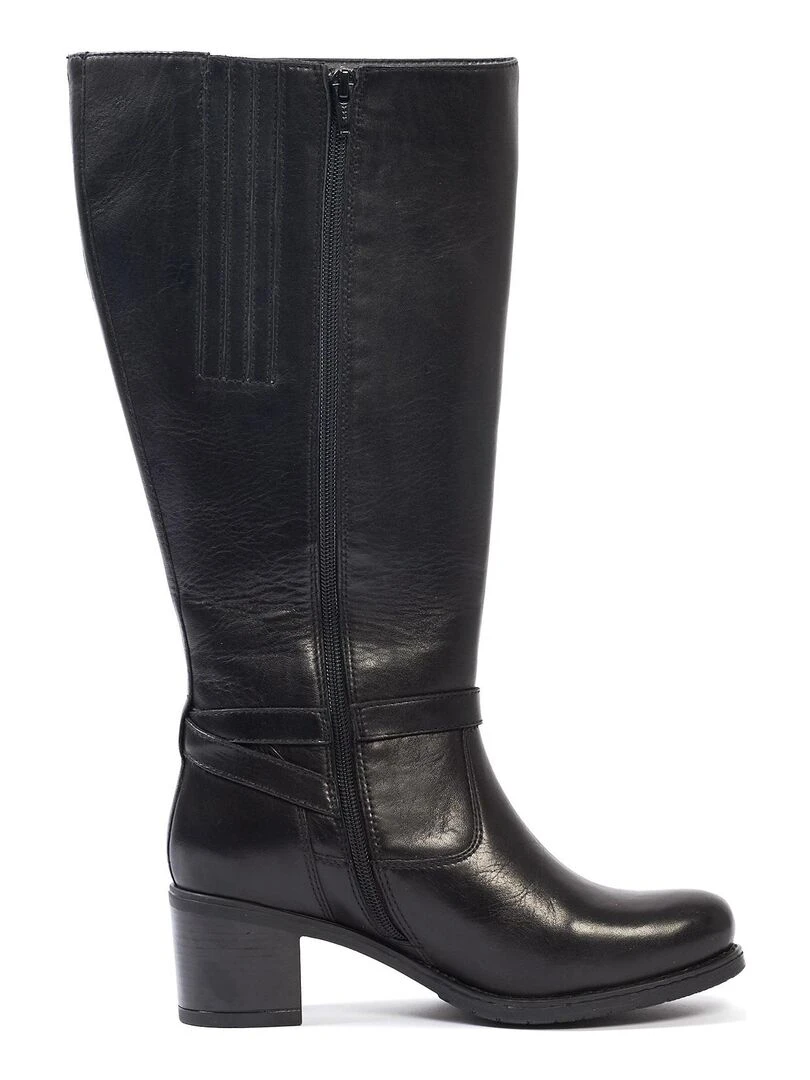 Gabylou   Bottes XL pour mollets larges   Modele Lily   Noir
