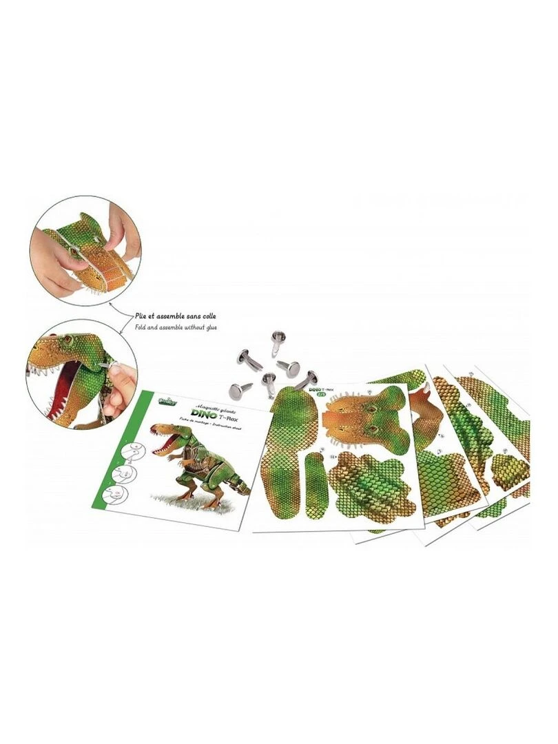 Maquette de dinosaure en cartons N/A