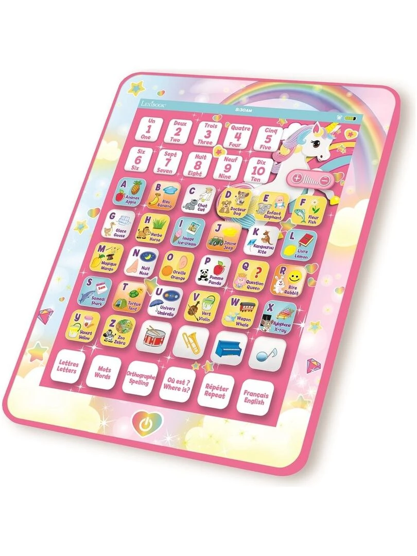 Tablette Éducative Bilingue Licorne (fr/en) N/A
