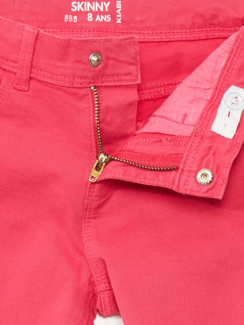 Jean skinny 5 poches   Rose